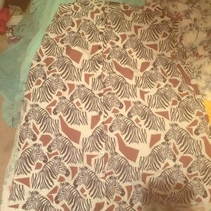 Eloquii Size 24 Zebra Skirt